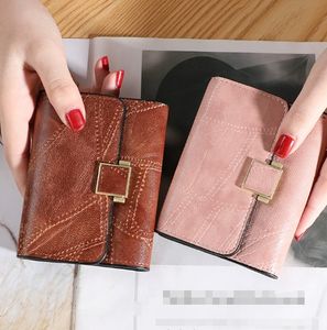 Vente en gros Nouveau Petit Portefeuille Rétro Mode Femmes Multi Slot Carte Clip Vintage Simple <span class=keywords><strong>Porte</strong></span>-Cartes <span class=keywords><strong>Portable</strong></span> <span class=keywords><strong>Porte</strong></span>-<span class=keywords><strong>Monnaie</strong></span> - Product Image 1