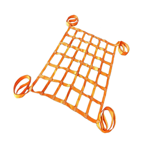 Durable 5cm Polyester Webbing Cargo Net Heavy Duty Shipping Container Load Restraint Custom <b>Mesh</b> 3000kg Security Protection - Product Image 2