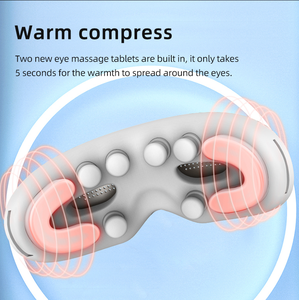 KV 2024 3D Dot Heated Smart Eye Massager Wand Juego eléctrico Dispositivo de masaje de ojos masajeador de ojos inteligente para niños adolescentes y adultos - Product Image 3