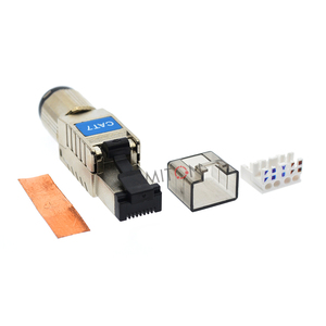 Conector CAT6A Cat7 <span class=keywords><strong>Cat8</strong></span> RJ45 Conector macho sin herramientas Enchufe libre de herramientas CAT6 - Product Image 4