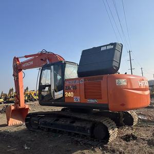 Excavatrice Hitachi ZX240LC de qualité supérieure, cabine ROPS, sûre, confortable, ralenti automatique, faible bruit, équipement de terrassement - Product Image 1