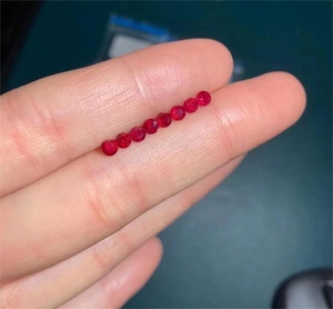 जी. पी. वास्तविक ज्वलंत लाल रंग का प्राकृतिक रत्न पिंगस्टोन वर्णक रक्त-आयामी कट अंडाकार राजकुमारी ने जीमस्टोन की कीमतों में कटौती की - Product Image 2