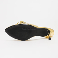 4302A-68 Tendance Estivale Haute Qualité Mules à Talon Ouvertes Sandales Élégantes à Talons Fins pour Femme Fête