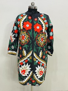Chaqueta Suzani, Abrigos para Mujer, Talla Única, Holgada y Cómoda para Cualquier Talla, Proveedor de la India - Product Image 6