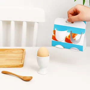 Wholesale Easter Gift Easy To Clean Soft Boiled Egg Tool Stable Egg Cup Holder For Breakfast Party Dinning Time