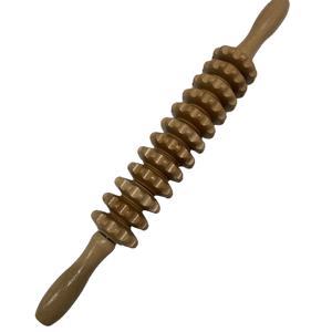 Rouleau de massage en bois courbé naturel pour réduire la cellulite et la <span class=keywords><strong>tension</strong></span> musculaire rouleau de massage du dos en bois - Product Image 1