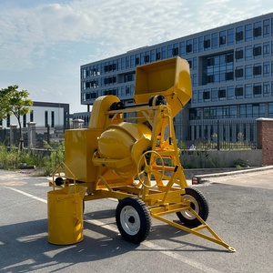 Bétonnière avec treuil de levage, chariot à roues, poulie, support A2-510LT - Product Image 6