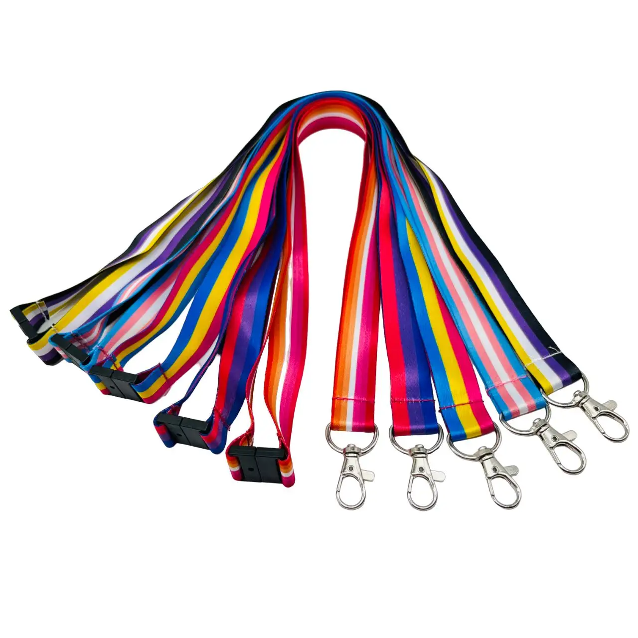 Bsbh Lgbt Trots Regenboog Sublimatie Lanyards Riem Met Print Gepersonaliseerde Logo Telefoon Lanyard Id Kaart Promotionele Lanyard