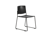 Chaise de bureau empilable en plastique PP pour hôtel et école, chaise de conférence empilable – Offre spéciale