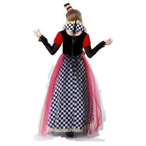 Disfraz de Halloween para Niños, Disfraz de Princesa de Cartas de Picas, Disfraz de Reina Malvada para Representaciones Escénicas - Product Image 3