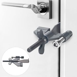 Serrure de porte de sécurité domestique portable pour une sécurité accrue et une protection de la vie privée Dispositif de verrouillage prêt pour le voyage - Product Image 4