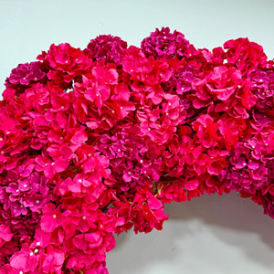 Hình trái tim màu đỏ Nhân Tạo Hoa vòm đám cưới vòm cho trang trí đám cưới - Product Image 3