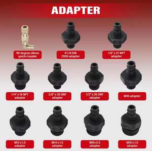 เครื่องวัดแรงดันน้ำมันเครื่องแบบสากลเครื่องทดสอบการบีบอัดเครื่องมือวินิจฉัยรถยนต์ชุดเครื่องมือซ่อมรถยนต์แบบมืออาชีพ - Product Image 4