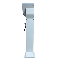 Gonfleur de pneus de voiture entièrement automatique 220V 8kg en fer avec écran LCD, tube de 10m et débit de 400L/Min