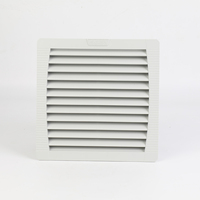 Ventilateur filtrant en plastique pour le refroidissement des armoires électriques avec grille d'aération pour système de ventilation des panneaux de commande