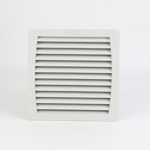 Ventilateur filtrant en plastique pour le refroidissement des armoires électriques avec grille <span class=keywords><strong>d</strong></span>'aération pour système de ventilation des panneaux de commande - Product Image 1
