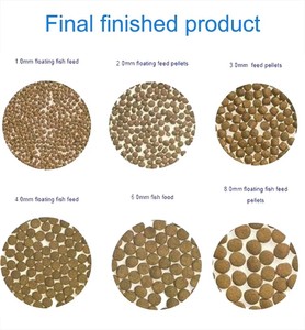 Machine à granulés d'aliments pour poissons bleus et jaunes avec moteur pour usage aquatique - Product Image 3