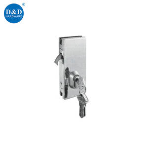 थोक यूरोपीय सममित स्टेनलेस स्टील पैटियो सेंटर ग्लास स्लाइडिंग दरवाजा लॉक कुंजी के साथ - Product Image 2