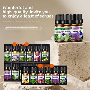 Single Aromatherapy 10ml Essential <b>Oil</b> Set <b>Diffusion</b> Stone Pure Plant-based Fresh Fruity Air Refreshing Deodorization Lasting - Product Image 1