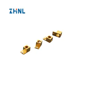 sockets and switches electrical power stamping part brass customized accessories connector strip silver contact riveting
