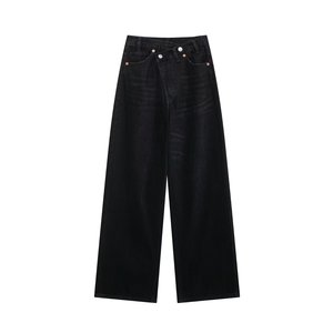 Quần dài nữ Ecowalson Fashion Streetwear cạp chun, size lớn, chất liệu denim vintage, thích hợp mặc hàng ngày, dự tiệc, công sở - Product Image 5