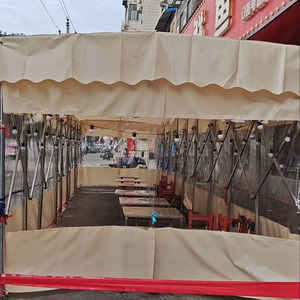 Tente en <span class=keywords><strong>toile</strong></span> de toiture imperméable à une couche avec cadres en acier <span class=keywords><strong>Abri</strong></span> voiture pliable mobile pour les expositions sportives en plein air - Product Image 3