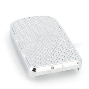 Cubierta de Pedal de Freno para Motocicleta Moshark, Aluminio CNC, Negro/Plateado, Pieza de Modificación MP03-003-0034 - Product Image 5