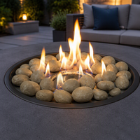 Pierres céramiques Los Stones pour foyers au propane, galets décoratifs pour brûleurs à gaz