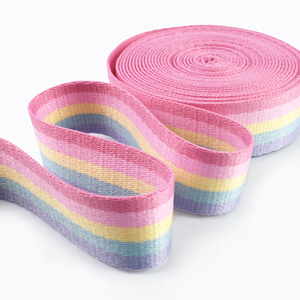 Pita Webbing Pelangi Deepeel XP254 25/32mm untuk Tas, Tali Ransel, DIY, Pinggang, Kerah Hewan Peliharaan, Aksesoris Jahit - Product Image 4