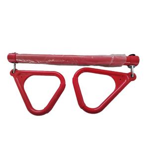 Accessoires de jeux extérieurs pour enfants Parcs Écoles Cours Balançoire trapèze rouge - Product Image 4