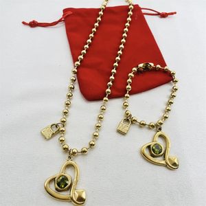 Ensemble collier et bracelet HC <span class=keywords><strong>UNO</strong></span> <span class=keywords><strong>50</strong></span> avec pendentif cœur en acier inoxydable et perles, bijoux U Dees <span class=keywords><strong>50</strong></span> Spanish UN pour femmes - Product Image 6