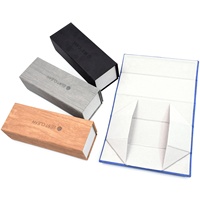 Bestpackaging étui à lunettes de haute qualité Logo personnalisé fait à la main en cuir Pu étui à lunettes boîte à lunettes carrée