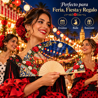 Éventail en bois pliable 23 cm, style Flamenco Sevillan, Abanicos De Madera, pour événements d'entreprise, vente en gros