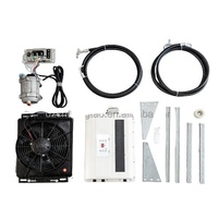 Kit de climatisation électrique 12 volts 24v Compresseur de climatisation automobile Kit de climatisation pour voitures