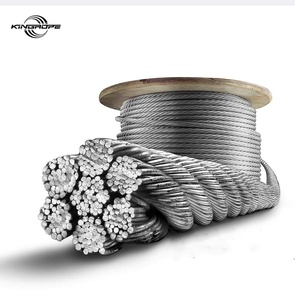 <span class=keywords><strong>Câble</strong></span> en acier inoxydable, <span class=keywords><strong>câble</strong></span> métallique, qualité marine 316, <span class=keywords><strong>câble</strong></span> d'avion tressé 1x19 brins pour garde-corps de pont, balustres, clôture de véranda - Product Image 4