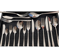 Ensemble de couverts en acier inoxydable 410 avec revêtement en titane, couteaux à steak, fourchettes, cuillères, ensemble de 4 pièces, vaisselle occidentale, ensemble cadeau