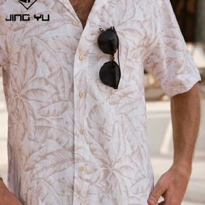 Chemise de plage pour hommes 2024 Nouveau design personnalisé imprimé numériquement Unisexe Boutons à pression Chemises décontractées de plage de vacances hawaïennes pour hommes - Product Image 2