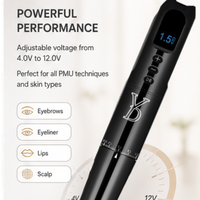 Máquina de Maquillaje Permanente Naturalness, Inalámbrica, con Doble Batería y Energía Estable para Artistas y Estudios de PMU