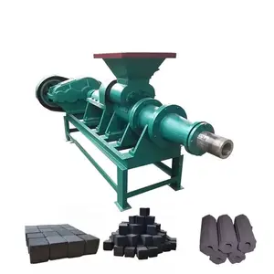 1-2 ton straw Oil cake residue quartz power red mud waste paper charcoal coal powder rod extruder Metal powder forming machine