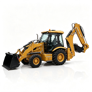 Nouvelle chargeuse-pelleteuse CAT 420F à bras droit avec godet 4-en-1, engin de construction en stock - Product Image 1
