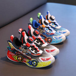 2025 zapatos deportivos de verano para niños, diseño de dibujos animados, malla transpirable, nuevos zapatos para correr para niños, estilos de moda luminosos ligeros - Product Image 2