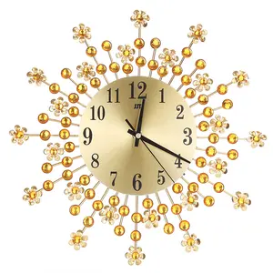 Современные индивидуальные модные простые декоративные часы для гостиной, домашние электронные кварцевые часы, металлические настенные часы