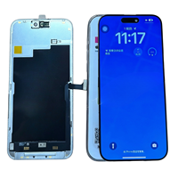 Layar OLED Premium HX 6.7" untuk iPhone 15 Pro Max, Suku Cadang Perbaikan, Kecerahan Tinggi Grade A+, Kabel Fleksibel Asli, Perakitan Layar LCD