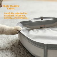 Tapis Mongather épaissi, imperméable, anti-odeur et antidérapant à triple protection pour litières intelligentes pour chats, prévient les éclaboussures