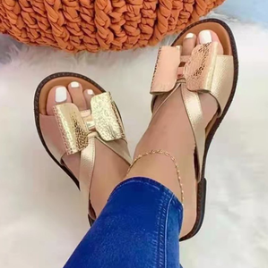 Sandalias y Pantuflas de Mujer de Moda Verano 2026, Pantuflas Cruzadas de Gamuza con Suela Plana para Mujer - Product Image 2