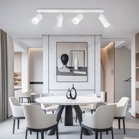 Haute qualité GU10 ajuster Led Spot lumières tête mobile Spot/couloir plafond Spot lumière intérieur plafonniers/projecteurs