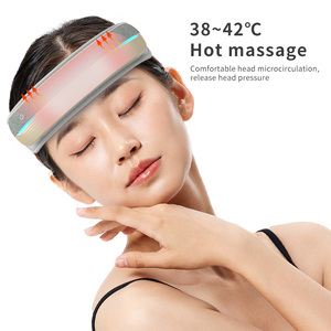 Masajeador de Cabeza Inteligente Portátil 3D con Música BT, Presión de Amasamiento, Bolsa de Aire y Compresa Caliente, Masaje con Calor Relajante para Uso Doméstico - Product Image 4