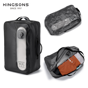Kingsons <b>Vacuum</b> Compression <b>Bag</b> 25L Electric Air <b>Pump</b> Travel Space Saver Storage Organizer Black Rectangle - Product Image 1