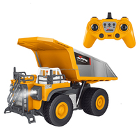 LK Toys 1:18 9CH 2.4G RC Camion benne télécommandé pour enfants débutants, véhicule d'ingénierie, camion auto-déchargeur pour enfants Z6827A
