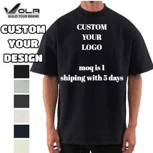 เสื้อยืดโอเวอร์ไซส์ผู้ชาย <span class=keywords><strong>OLA</strong></span> ผ้าหนา 250gsm เสื้อยืดเนื้อหนัก 100% ผ้าฝ้าย 300gsm สตรีทแวร์ ทรงบ็อกซี่ พิมพ์ลายกราฟิกแบบ DTG - Product Image 1